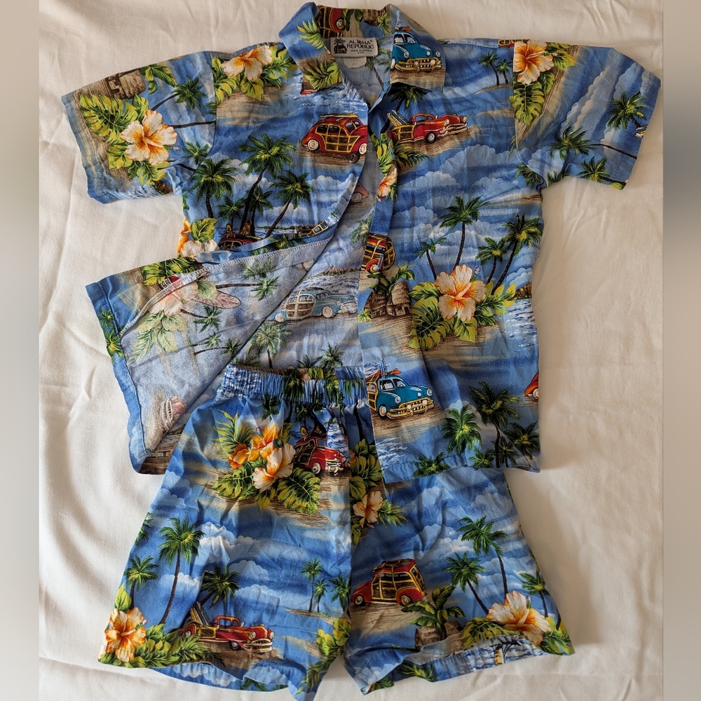 Kids Hawaiian Print Set (4T)